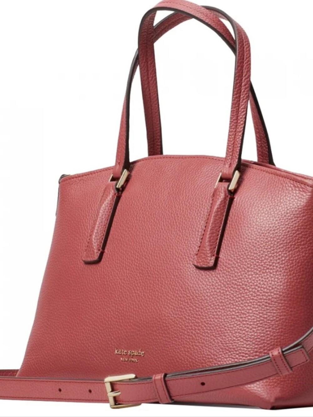 kate spade Red Jasper Abbott Small Satchel NWT and Dust Bag